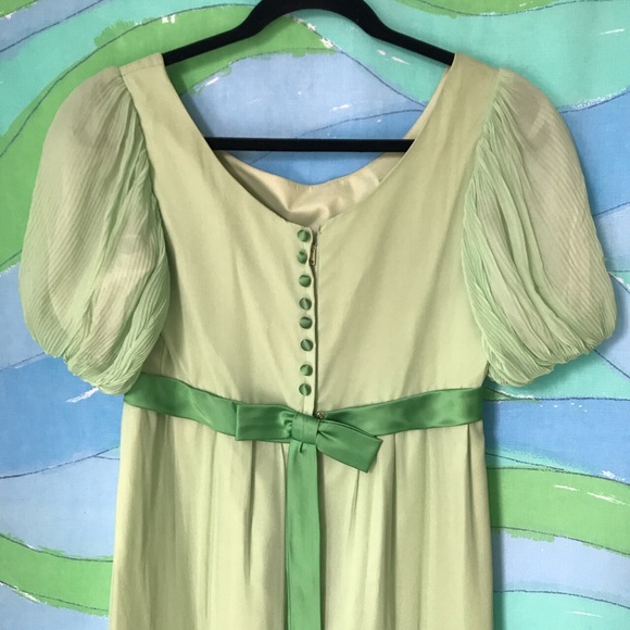 VINTAGE FAIRYTALE PUFF SLEEVE GOWN pastel blogger - Picture 5 of 10